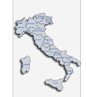 cartina dell'italia